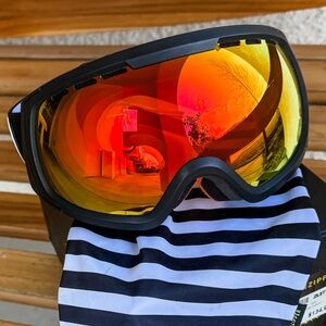 Von Zipper Black Frame with Red and Orange Lenses Sunglasses